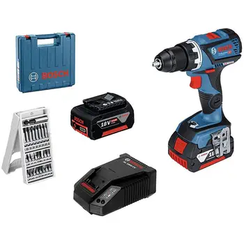 

Cordless drill battery GSR 18V-60 C Professional with briefcase 2 batteries and 25 Bit AvvitamentoBOSCH425.36
