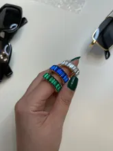 Anillos de cristal geométricos para mujer, joyería de moda, anillos de boda, anillo de compromiso de mujer, zirconio ovalado, regalos del anillo 2021