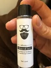 Aceite orgánico de barba para hombres, aceite para el crecimiento de la barba, suaviza el crecimiento del cabello, potenciador nutritivo, aceite para bigote, acondicionador que deja en el cuidado, 30ml