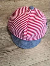 Sombrero Mono para bebé de algodón para verano, gorro Niño a rayas informal, aleros suaves, protección solar, gorros, gorros