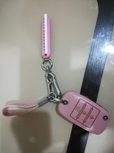 De coche de cuero clave caso de la cubierta para Kia Rio QL Sportage Ceed Cerato Forte R GT Stinger Sorento Optima K2 K3 K4 K5 Picanto para Hyundai