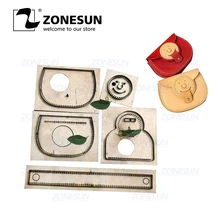 ZONESUN женский кошелек, кошелек для монет, заказной кожаный Режущий инструмент для рукоделия