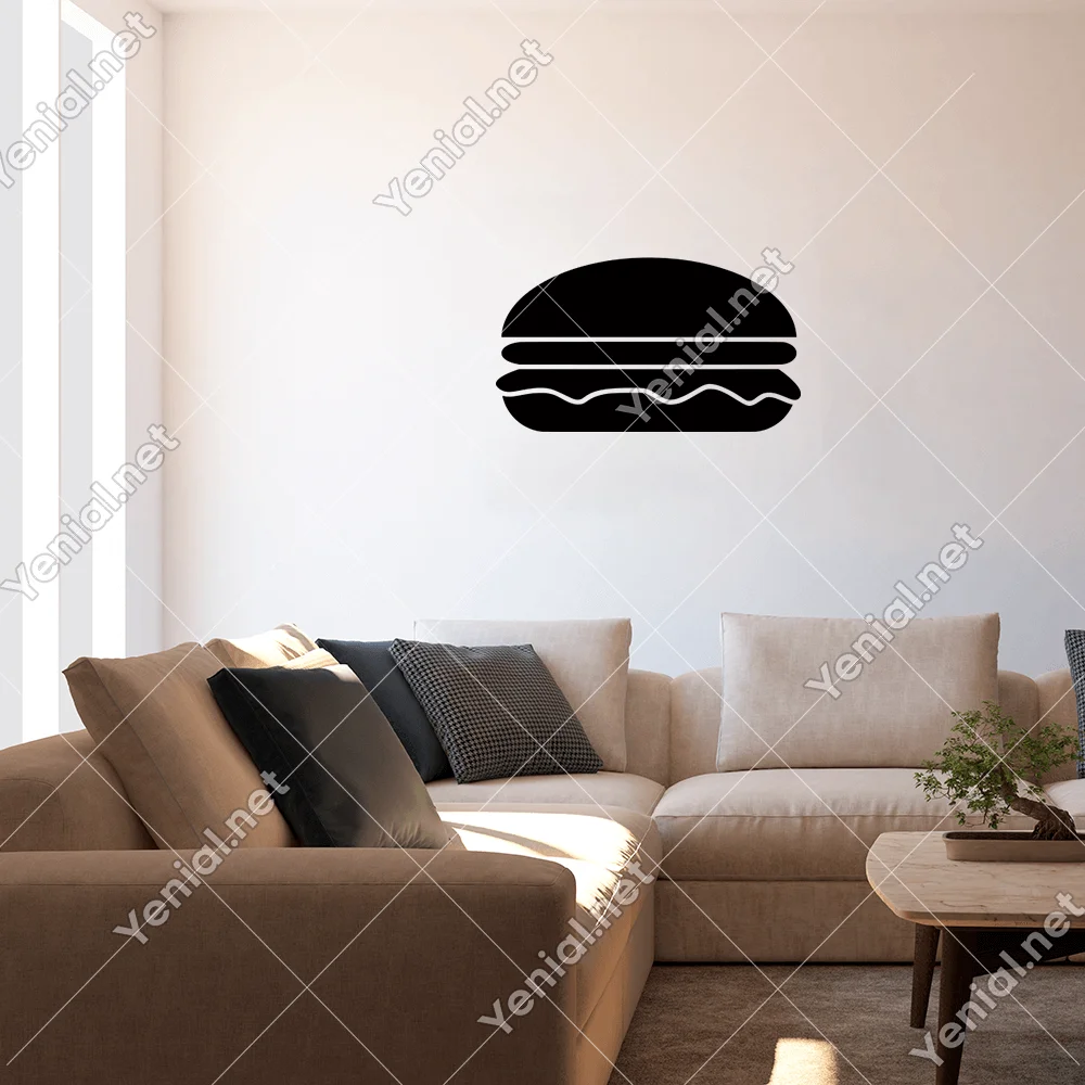 Sosisli Karışık Hamburger Sticker Yapıştırma