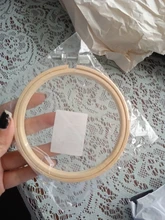 Anillo de aro bordado con marco de bambú, utensilio para bordado de punto de cruz, DIY, herramientas de costura para el hogar de 10-30CM, 8 tamaños