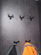 BETOCI-gancho montado en la pared para ropa, gancho de cuerno de vaca para abrigo de baño, bata de dormitorio, gancho para abrigos, accesorios para el hogar y la sala de estar