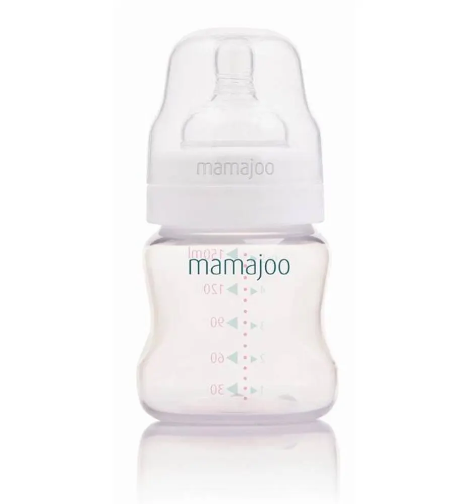 Mamajoo Серебряная бутылочка для кормления, 150 мл, без бисфенола, здоровая, безопасная, для новорожденных, легко моется, здоровье ребенка, детские товары