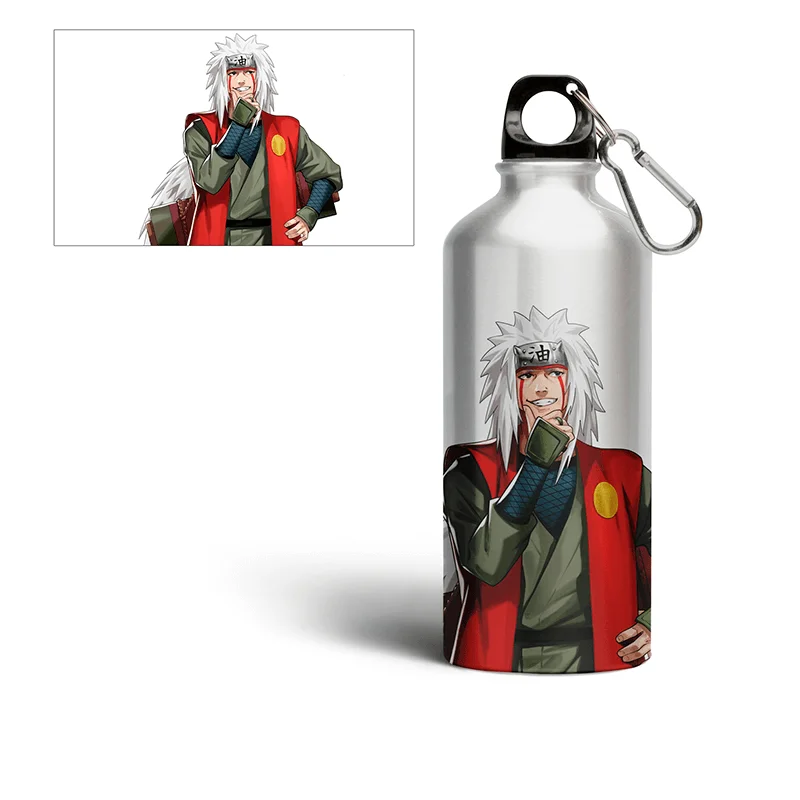 Anime Naruto print water bottle, No. 2, aluminum bottle, anime accessories, Sport bottle, Water bottle sport, school water bottle, Bicycle bottle, Water bottle, Bottle for water, Flask, Hip flask, Bottle, Water flask