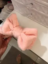 Diadema elástica para lavarse la cara maquillaje para mujer, diadema para balneario Coral blando, lazo de lana, accesorios para el cabello