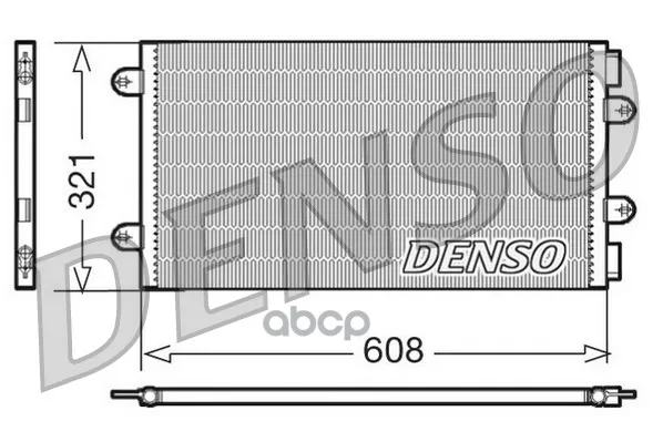 Конденсатор, Кондиционер Denso арт. DCN09104