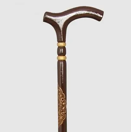 

T Shaped Handle, Carved Devrek Cane OYM006 Hand Made