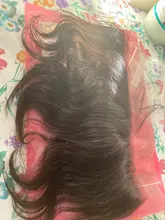 Extensiones de pelo humano con encaje Frontal transparente para mujer, mechones de pelo Remy ondulado brasileño con cierre de encaje Frontal transparente de 13x4, 4x4, 5x5, 2x6