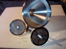 FILTER-FUNNEL DOUBLE-STRAINER-FILTER 3d-Printer Sovol Resin Stainless-Steel Durable 