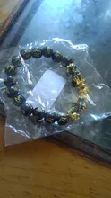 Pulsera de Feng Shui con cuentas de obsidiana, pulsera negra con abalorios de piedra obsidiana, con símbolo de Pixiu, pulsera de la buena suerte, para hombres y mujeres