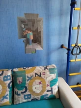 3d Steve y Creeper de juego para pared de los niños pegatinas de pared de habitación pegatinas sala de juegos de la habitación de los niños de pared del dormitorio Pared de habitación arte cartel
