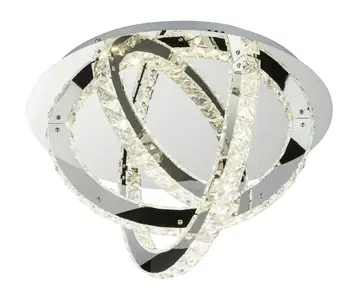 

JUNA with LED Ceiling Light 24 W, Chrome, GLOBE