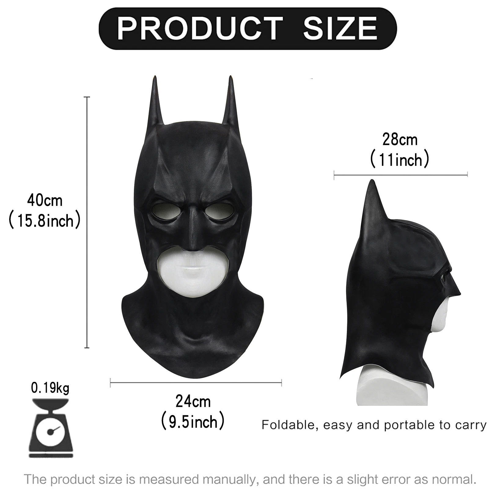 Bulex The Bat Cosplay Latex Masks Halloween Carnival Masquerade Party Costume Props