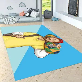 

PopArt Skater boy hipster skateboard Patterned Carpet ,Non Slip Floor Carpet,Teen's Carpet,Turkish Rug
