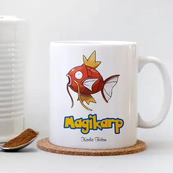 

Personalized Pokemon Magikarp White Mug Cup