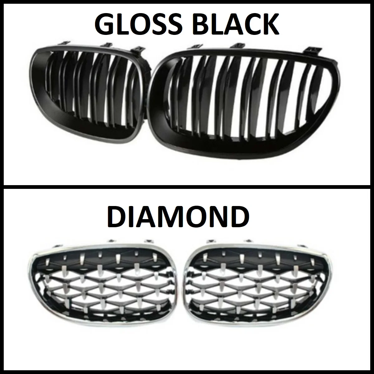 Передняя решетка для BMW 5 Series E60 2004 2005 2006 2007 2008 2009 | Автомобили и мотоциклы