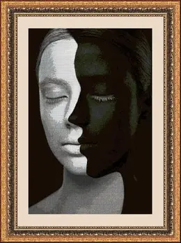 

CROSS STITCH KIT PANDATHREAD MODERN AND SURREAL 33330