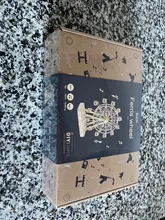 Robotime-noria giratoria 3D de madera, bloques de construcción en miniatura, Kits de montaje, juguete para regalo para niños y adultos, TGN01, 232 Uds.