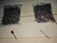 100 Uds 80 /120/180 para bandas de limado de manicura Gel eliminador de esmalte herramienta accesorio para máquina de clavos eléctrica taladro clavo Bits