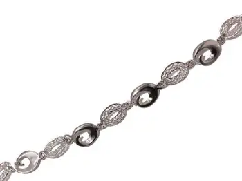 

First law 925 silver bracelet with links in Filigree