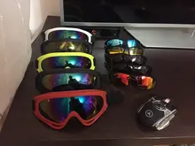 Gafas de esquí a prueba de viento para invierno, lentes de seguridad para deportes al aire libre, Anti-UV, a prueba de polvo, para ciclismo