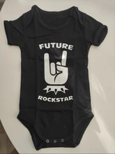 Body de algodón de manga corta para bebé recién nacido, ropa bonita para bebé, mono, traje infantil, Body de bebé Rock de 0 a 18 meses