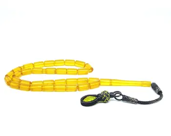 

Islamic rosary Muslim rosary beads 33 prayer rosary 1000 settings Trabzon Kazaz tufted Moire squeezing Amber Rosary hand made