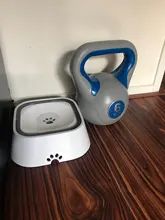 Feeder Floating-Bowl Water-Dispenser Drinking-Basin Dog Non-Slip Pet Beard No-Wet-Mouth