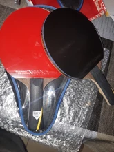 HUIESON 6 Star 2 uds nuevo y mejorado de carbono de conjunto de raqueta de tenis súper poderoso raqueta de Ping Pong bate para adultos Club de formación