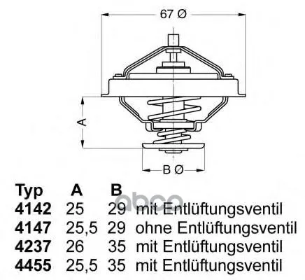 Термостат Wahler 445580d Wahler арт. 445580D