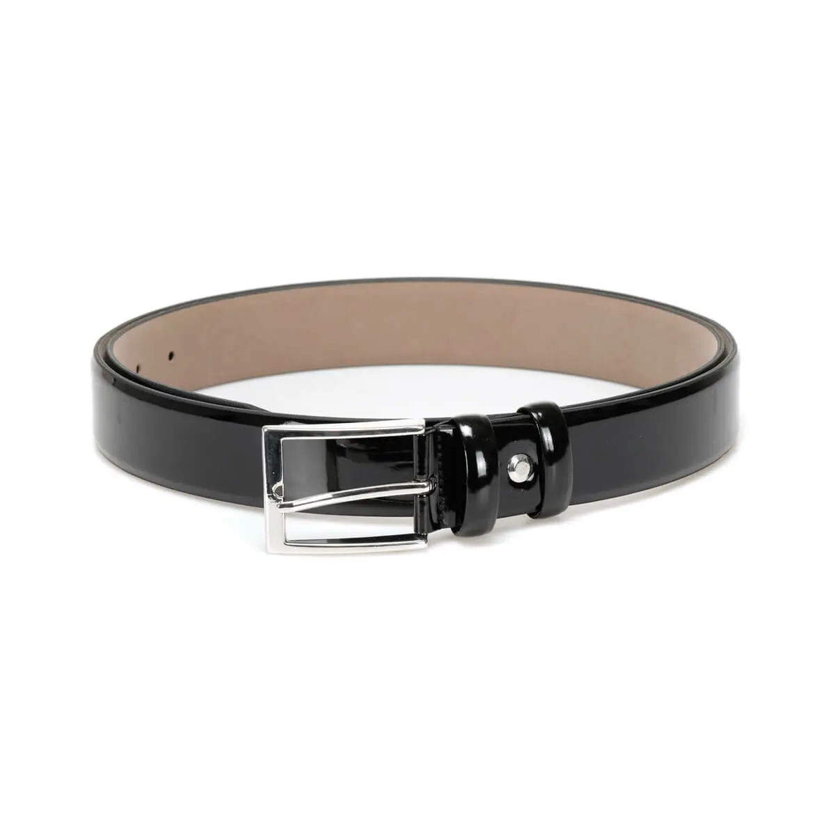 

FLO MKNY3502 Black Male Belt Garamond