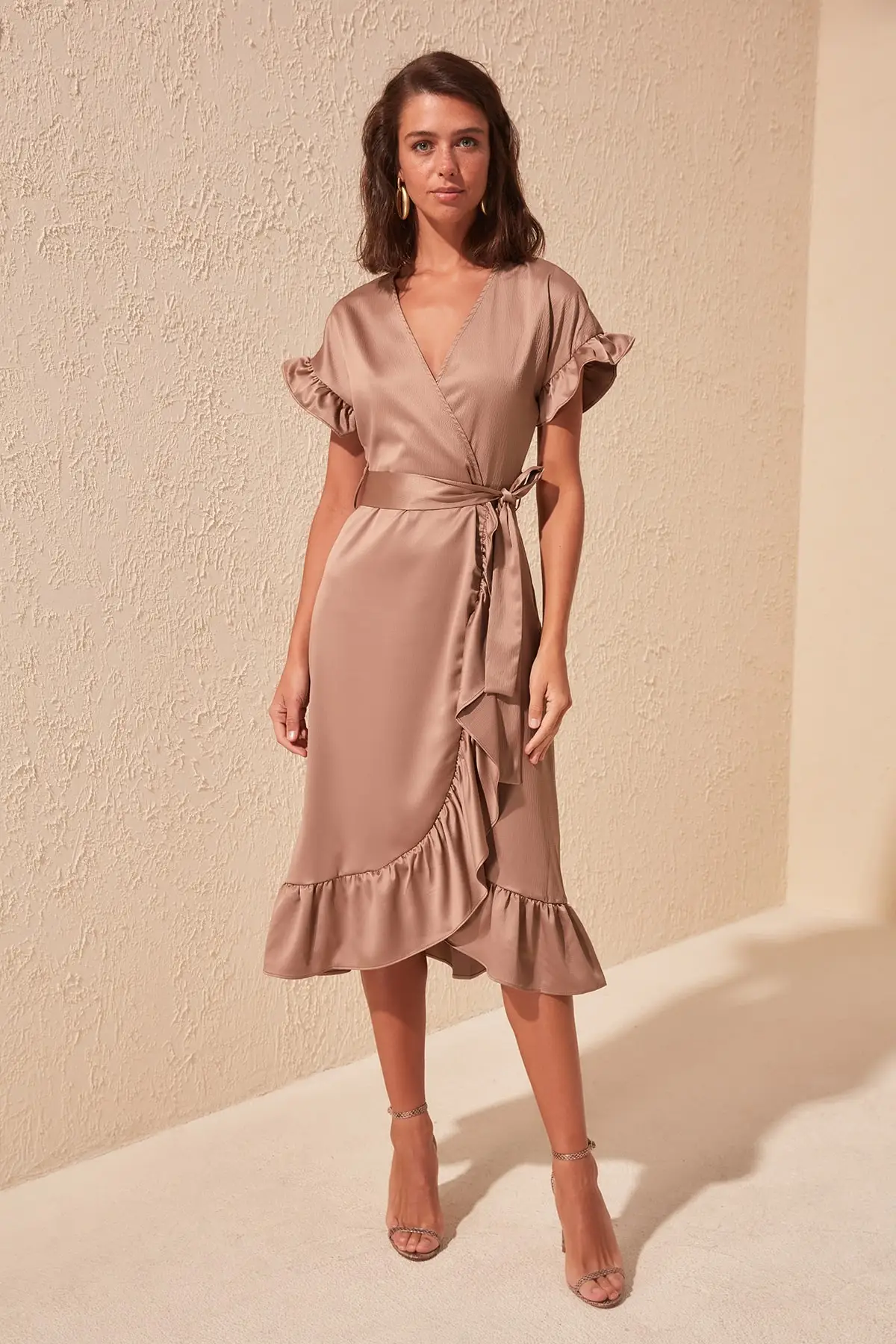 

Trendyol Wraped Dress TWOSS20EL0912