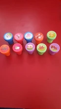 Sellos de autotinta para niños, suministros para eventos, juguetes de dibujo para fiesta de cumpleaños, 10 Uds.