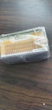 Kimcci 60 uds largo Natural individuales conjunto de pestañas Extensión Profesional 10D visón pestañas postizas pestañas maquillaje de pestañas blandas