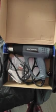 Building-secador de pelo para soldar herramienta de calor con pantalla digital ajustable, pistola de calor de 220V, pistola de calor de buena calidad, pistolas de aire caliente