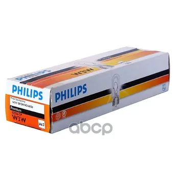 

Lamp Philips w3w 12 V 3 W W2.1x9.5d T10 Philips art. 12256