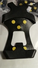 1 par S-XXL 10 pendientes Anti-Skid hielo de nieve escalada zapatos picos agarres para hielo tacos crampones invierno escalada antideslizante cubierta de zapatos