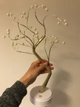 Night-Light Table-Lamp Battery-Operated Bedside Copper-Wire Tree Bedroom Home-Decoration
