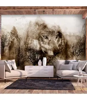 

Mural-Mountain Predator (Brown)