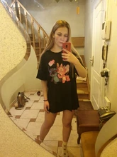 Playera con puntadas de Disney para mujer, camiseta de dibujos animados, camiseta blanca a la moda para hombre y mujer, gran oferta