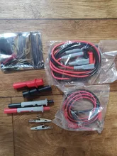 Alligator-Clip Probe Cable Test-Hook Banana-Plug Cleqee P1308b 8PCS 4MM
