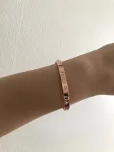 Pulseras y brazaletes de acero inoxidable para mujer, brazalete abierto, de cristal, joyería de lujo para boda, 17CM