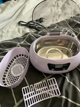 Skymen-limpiador ultrasónico Ultra sónico de 600ml, temporizador de bañera para piezas de joyería, gafas, manicura, cortadores de piedras, maquinilla de afeitar Dental, cepillo sónico de ultrasonido