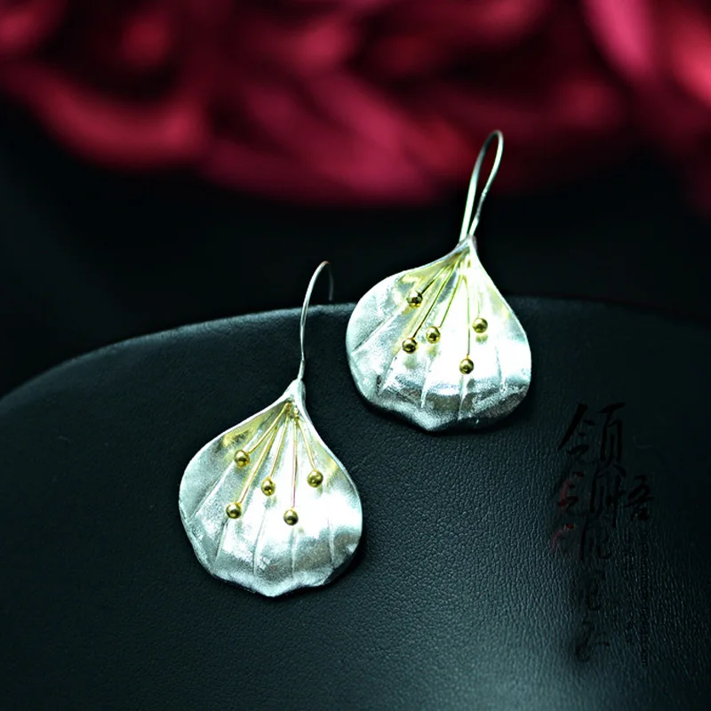 

CZ Zircon Craft Flowers Long Temperament Personality Earring for Women Simple flower Earrings Mother's Gift Bijoux Femme