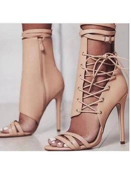 

Women's Beige Leather High-Heeled Shoes 2020 Fashion Fashion Women Genuine Leather casual women's pumps high-heeled shoes 2020