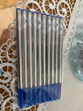 Alta calidad 10 Uds Hilton azul de recarga de tinta de bolígrafo para firmar bolígrafo recambios papelería suministros de oficina