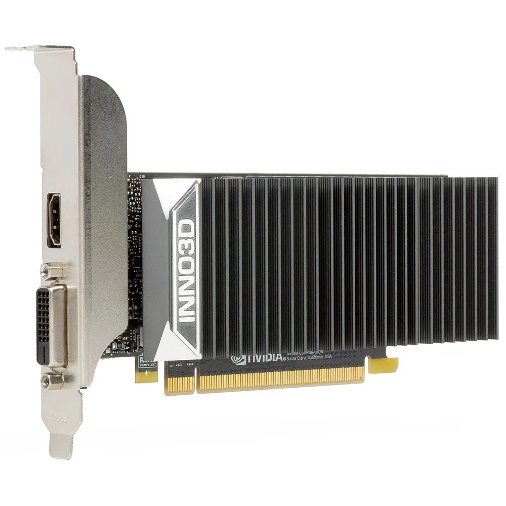 Видеокарта INNO3D nVidia GeForce GT 1030 1468MHz 2048MB 6000MHz 64 bit RTL [N1030-1SDV-E5BL]